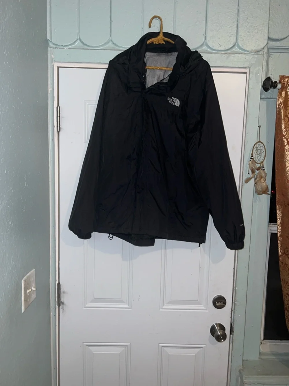 The North Face Men's Black Hooded Rain Shell